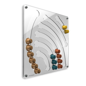 Praktischer Nespresso Kapselhalter mit einfacher Wandmontage